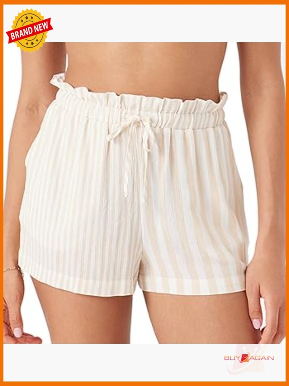 Women's Drawstring Beach Shorts - Quick Dry UPF 50+